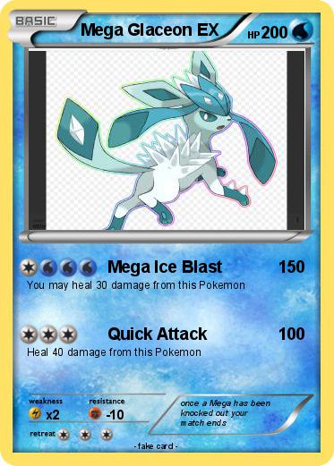 Pokemon Mega Glaceon EX