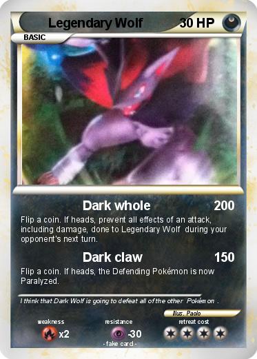 Pokemon Legendary Wolf