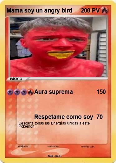 Pokemon Mama soy un angry bird