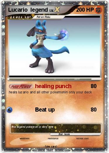 Pokemon Lucario  legend
