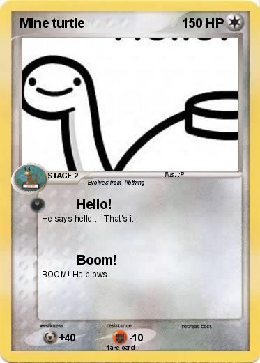 Pokemon Mine turtle