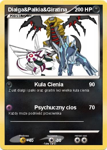 Pokemon Dialga&Palkia&Giratina