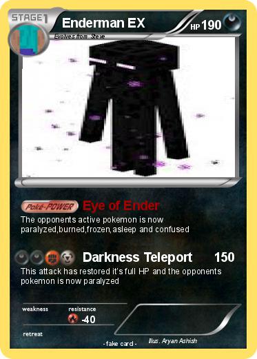 Pokemon Enderman EX