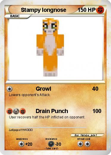 Pokemon Stampy longnose