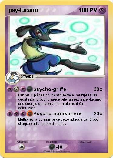 Pokemon psy-lucario