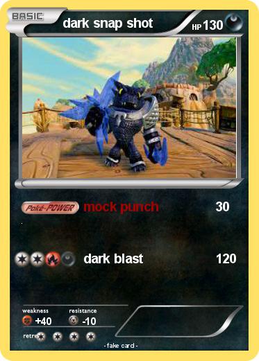 Pokemon dark snap shot