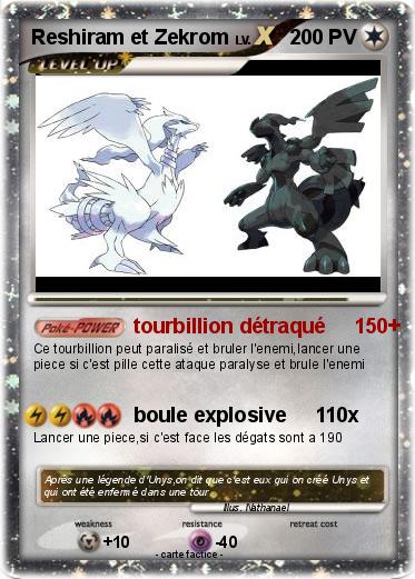 Pokemon Reshiram et Zekrom