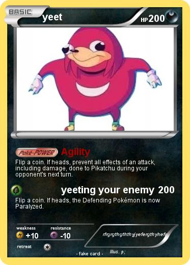 Pokemon yeet