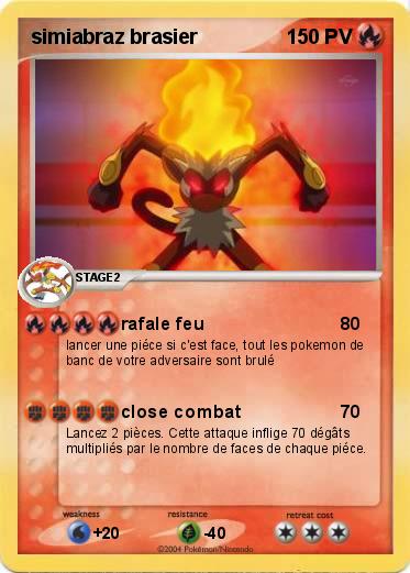Pokemon simiabraz brasier