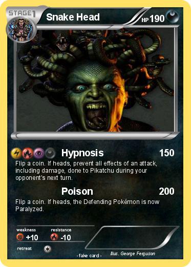 Pokemon Snake Head