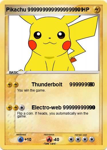 Pokemon Pikachu 9999999999999999999