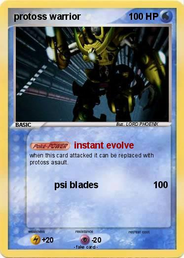 Pokemon protoss warrior