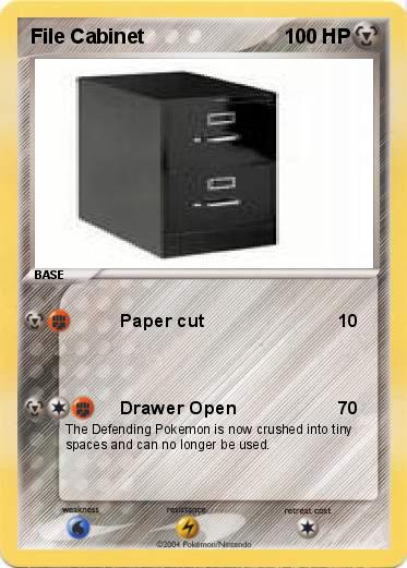 Pokemon File Cabinet