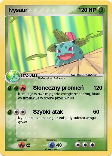 Pokemon Ivysaur
