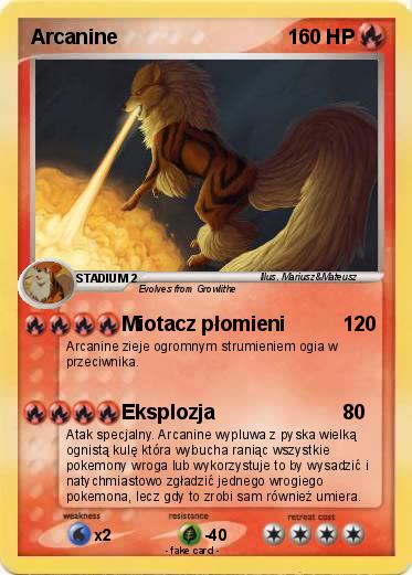 Pokemon Arcanine