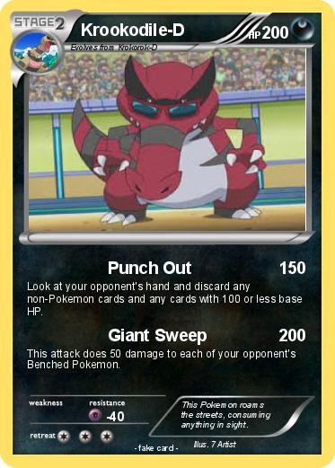 Pokemon Krookodile-D