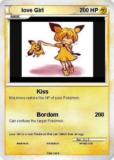 Pokemon love Girl