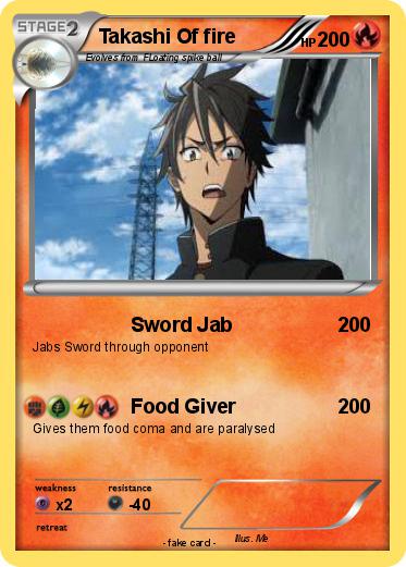 Pokemon Takashi Of fire