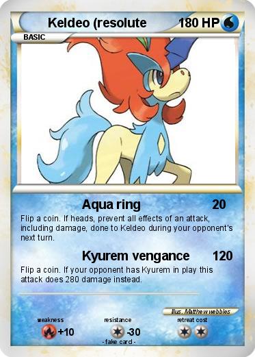 Pokemon Keldeo (resolute