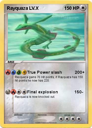 Pokemon Rayquaza LV.X