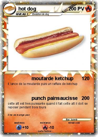 Pokemon hot dog