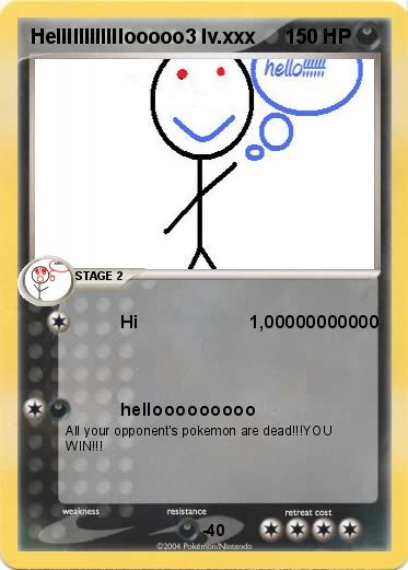 Pokemon Hellllllllllllooooo3 lv.xxx