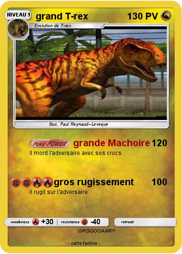 Pokemon grand T-rex