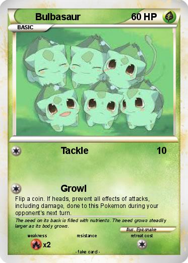 Pokemon Bulbasaur