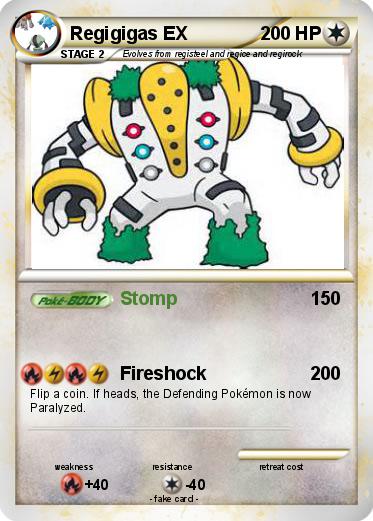 Pokemon Regigigas EX