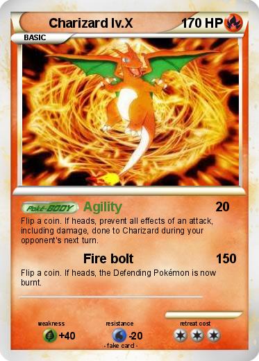 Pokemon Charizard lv.X