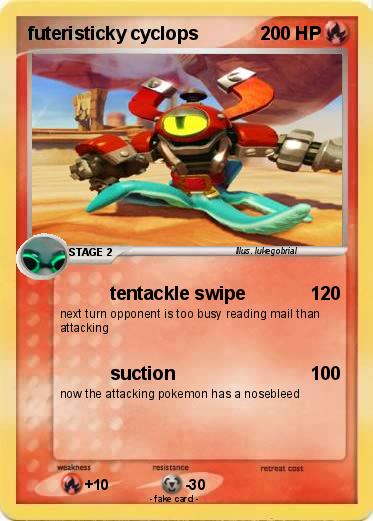 Pokemon futeristicky cyclops