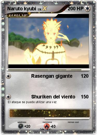 Pokemon Naruto kyubi