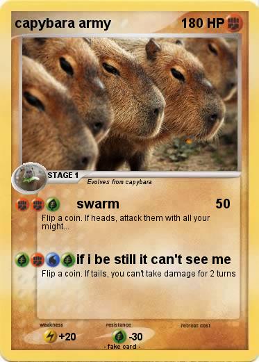 Pokemon capybara army