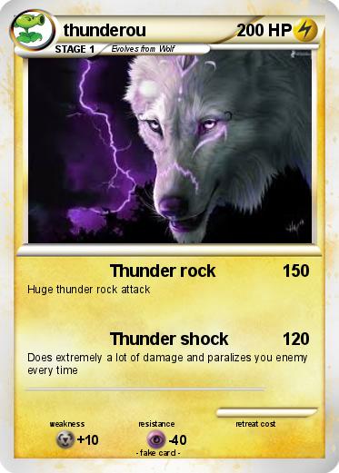 Pokemon thunderou