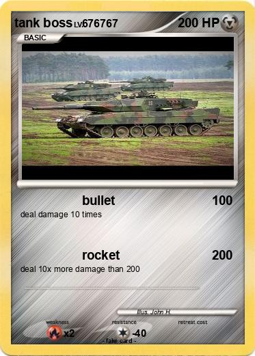 Pokemon tank boss