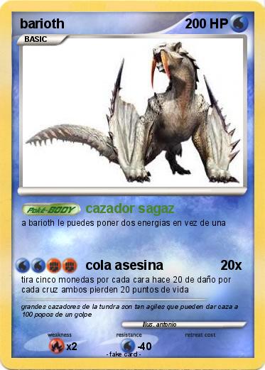 Pokemon barioth