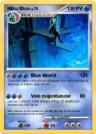 Pokemon Miku Blue