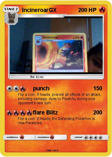 Pokemon IncineroarGX