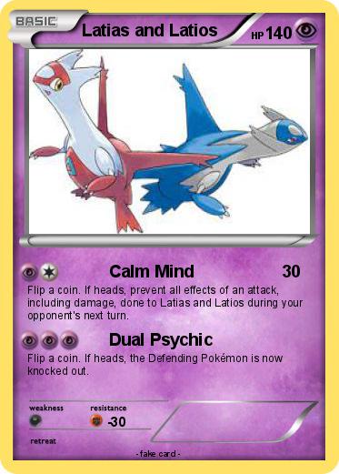 Pokemon Latias and Latios