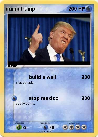 Pokemon dump trump