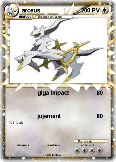 Pokemon arceus