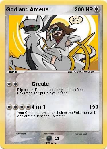 Pokemon God and Arceus