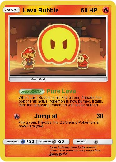 Pokemon Lava Bubble
