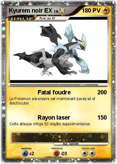 Pokemon Kyurem noir EX