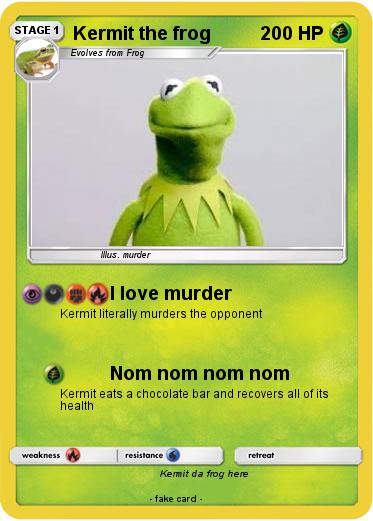 Pokemon Kermit the frog