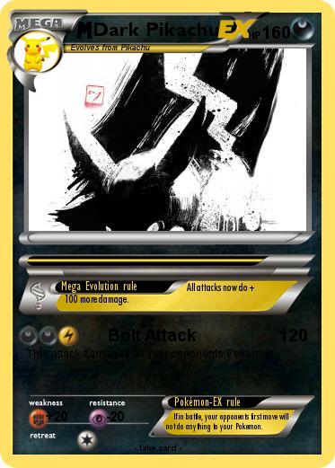 Pokemon Dark Pikachu