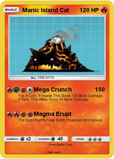 Pokemon Manic Island Cat