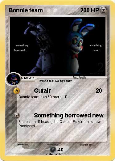Pokemon Bonnie team