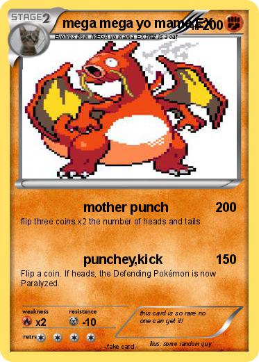 Pokemon mega mega yo mama EX