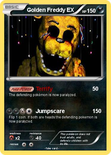 Pokemon Golden Freddy EX